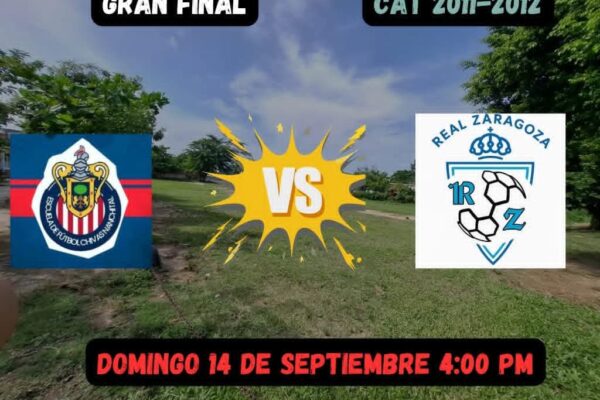Gran Final del Torneo Regional de fútbol: Chivas Nanchital recibe a Real Zaragoza